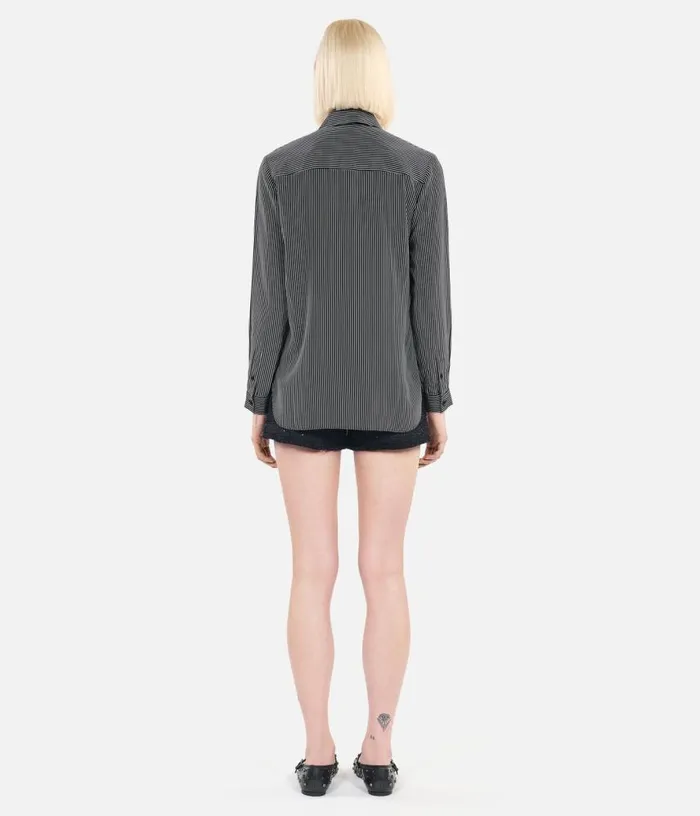 Women Striped Silk Shirt THE KOOPLES Blouses and Shirts