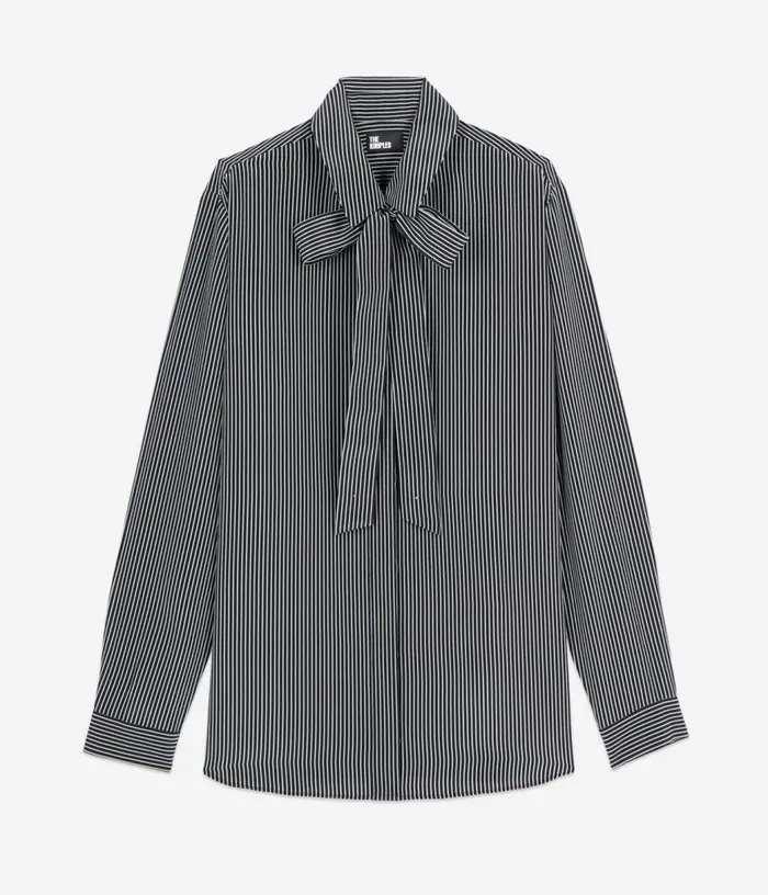 Women Striped Silk Shirt THE KOOPLES Blouses and Shirts