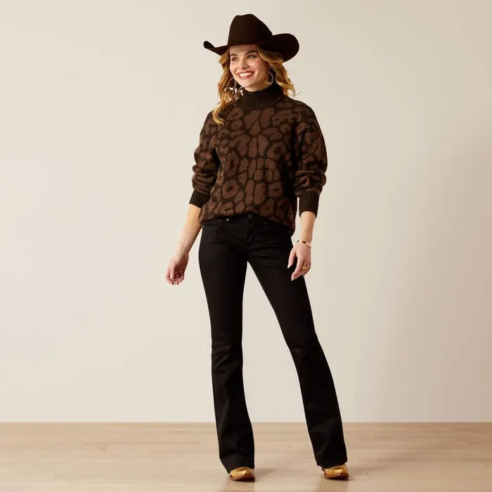 Women Sweaters and Cardigans Ariat Moda Turtleneck Sweater Mole Leopard Women Sweaters and Cardigans Ariat Moda Turtleneck Sweater Mole Leopard
