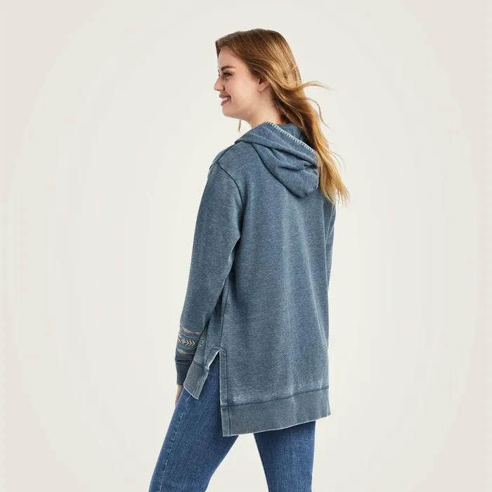 Women Sweatshirts and Hoodies Ariat Alo Vera Hoodie Midnight Navy Women Sweatshirts and Hoodies Ariat Alo Vera Hoodie Midnight Navy