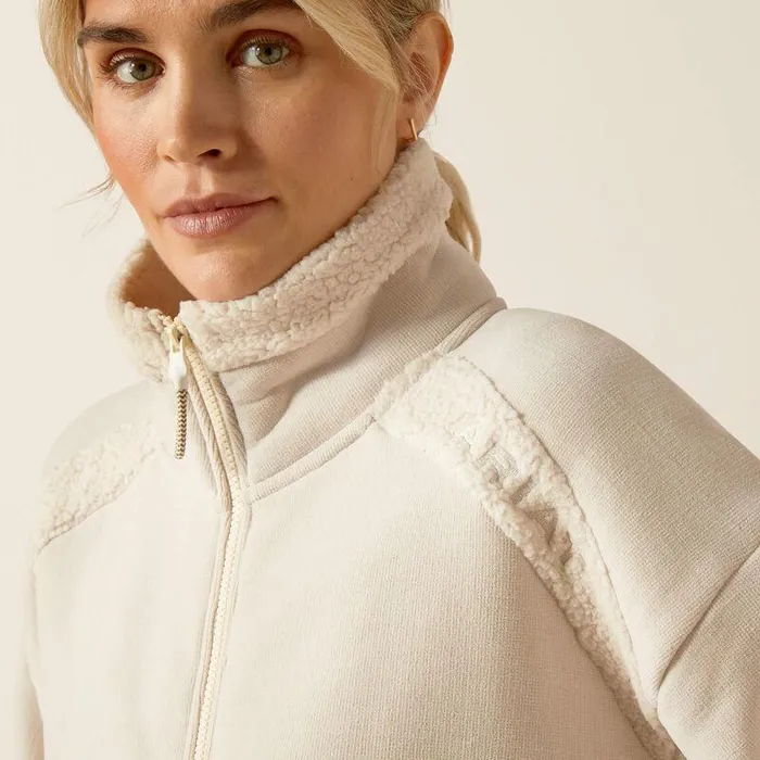 Women Sweatshirts and Hoodies Ariat Lafayette Full Zip Sweatshirt Summer Sand Women Sweatshirts and Hoodies Ariat Lafayette Full Zip Sweatshirt Summer Sand