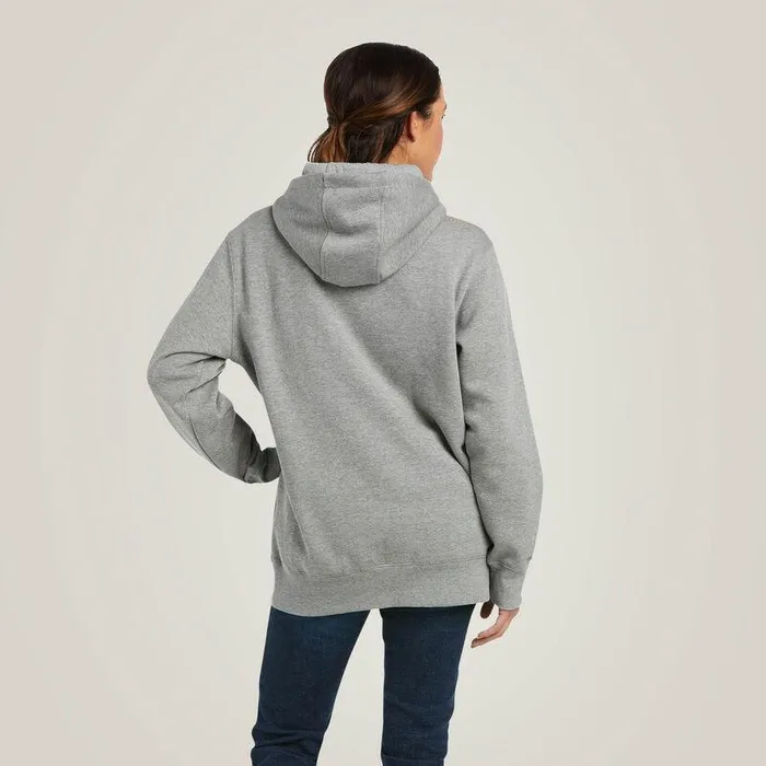 Women Sweatshirts and Hoodies Ariat Rebar Graphic Hoodie Heather Grey Women Sweatshirts and Hoodies Ariat Rebar Graphic Hoodie Heather Grey