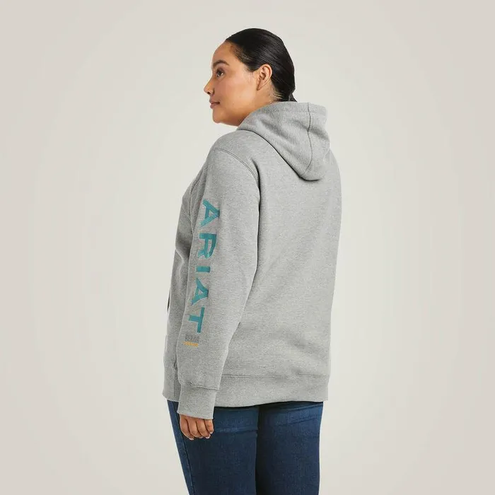 Women Sweatshirts and Hoodies Ariat Rebar Graphic Hoodie Heather Grey Women Sweatshirts and Hoodies Ariat Rebar Graphic Hoodie Heather Grey