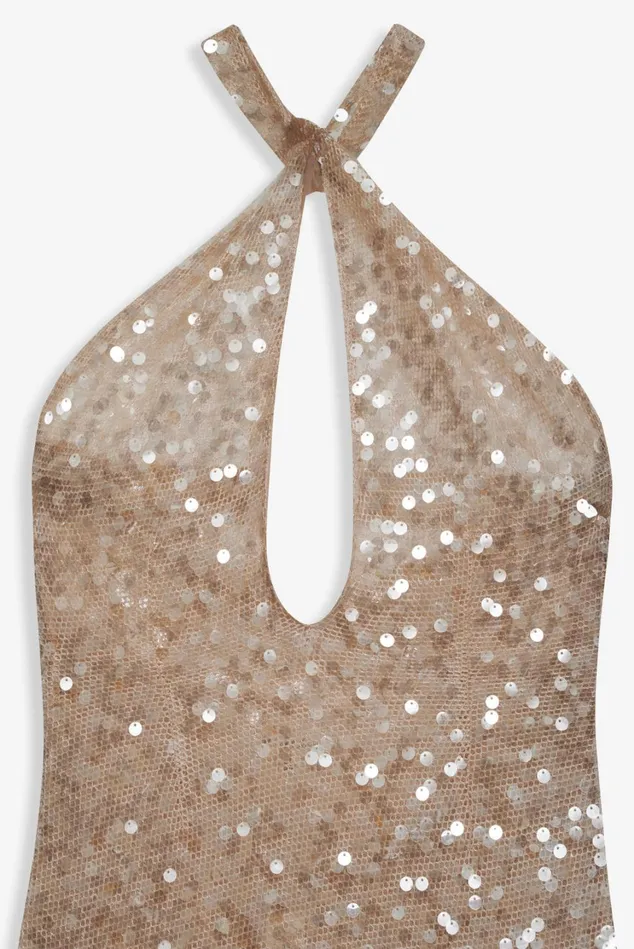Women Sydney Sequin Maxi Dress Neutral For Love and Lemons Dresses Women Sydney Sequin Maxi Dress Neutral For Love and Lemons Dresses