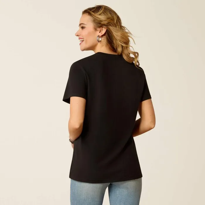 Women TShirts and Tops Ariat Ariat Established Boot Co TShirt Black Women TShirts and Tops Ariat Ariat Established Boot Co TShirt Black