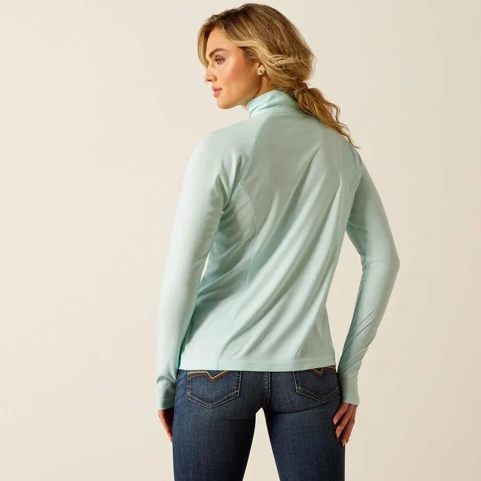 Women TShirts and Tops Ariat Laguna 14 Zip Icy Morn Women TShirts and Tops Ariat Laguna 14 Zip Icy Morn