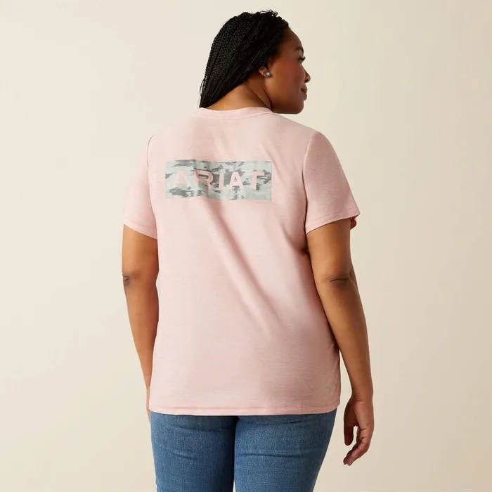 Women TShirts and Tops Ariat Laguna Back Logo Shirt Zephyr Women TShirts and Tops Ariat Laguna Back Logo Shirt Zephyr