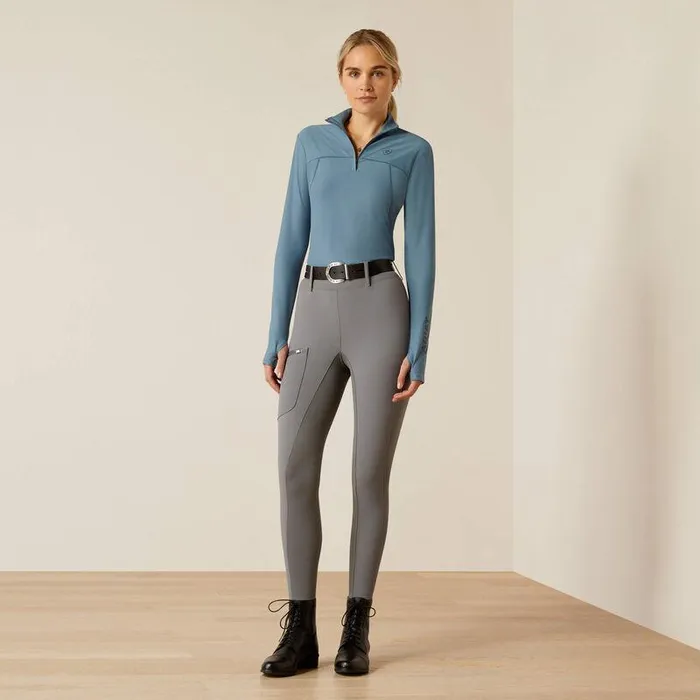 Women TShirts and Tops Ariat Lowell 30 14 Zip Baselayer Bluestone Women TShirts and Tops Ariat Lowell 30 14 Zip Baselayer Bluestone