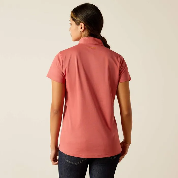 Women TShirts and Tops Ariat Rebar Foreman Polo Mineral Red Women TShirts and Tops Ariat Rebar Foreman Polo Mineral Red