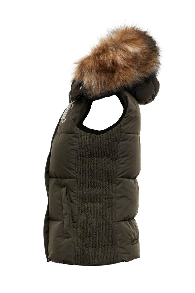Women Team Gilet Khaki Holland Cooper Gilets Women Team Gilet Khaki Holland Cooper Gilets