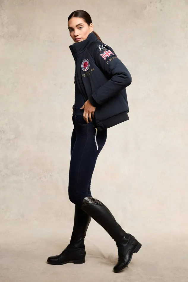Women Team HC Jacket Navy Holland Cooper Jackets