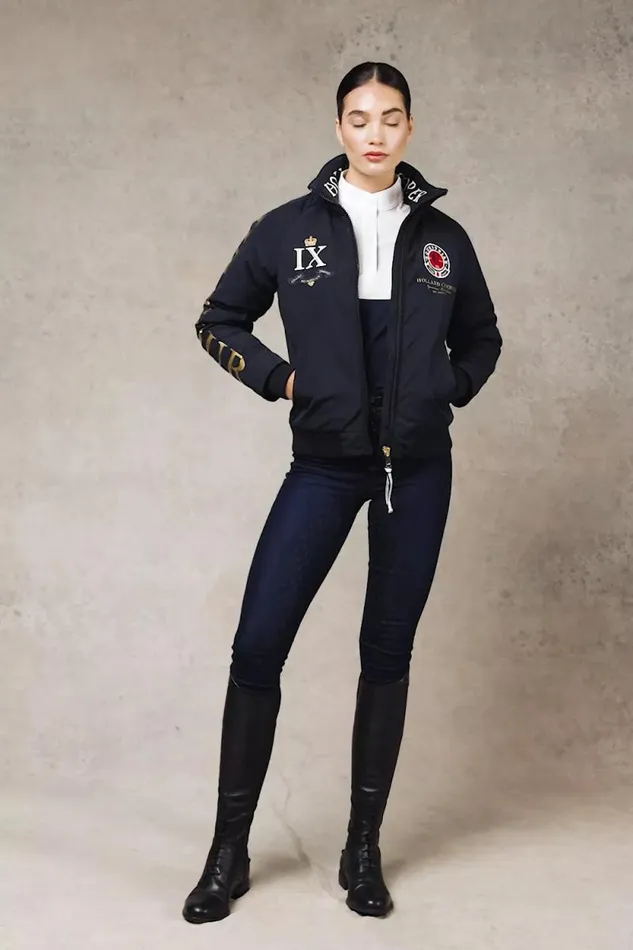 Women Team HC Jacket Navy Holland Cooper Jackets