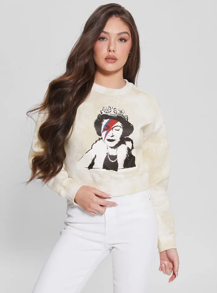 Women Tees and Tanks GUESS Stone Queen Pullover Top Women Tees and Tanks GUESS Stone Queen Pullover Top