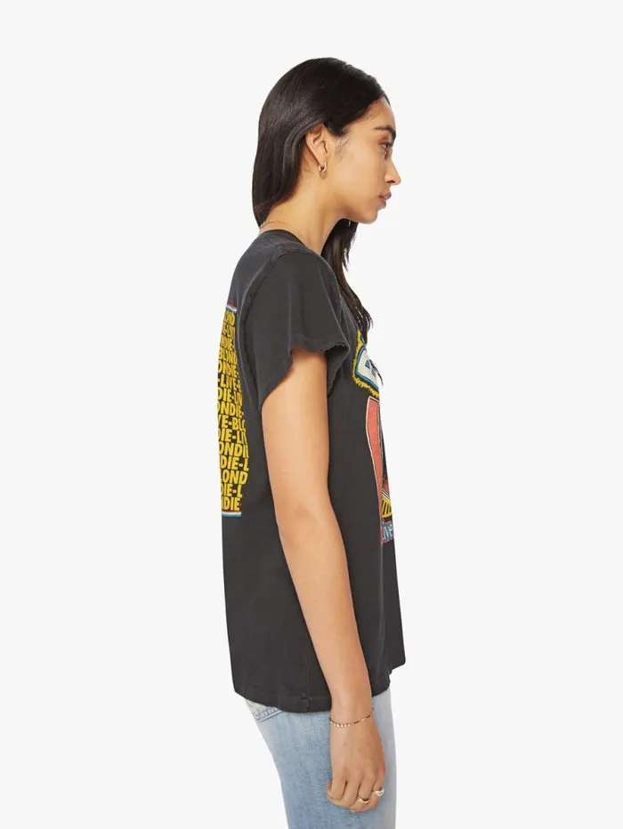 Women Tees Tanks Mother Denim Blondie Tee Charcoal