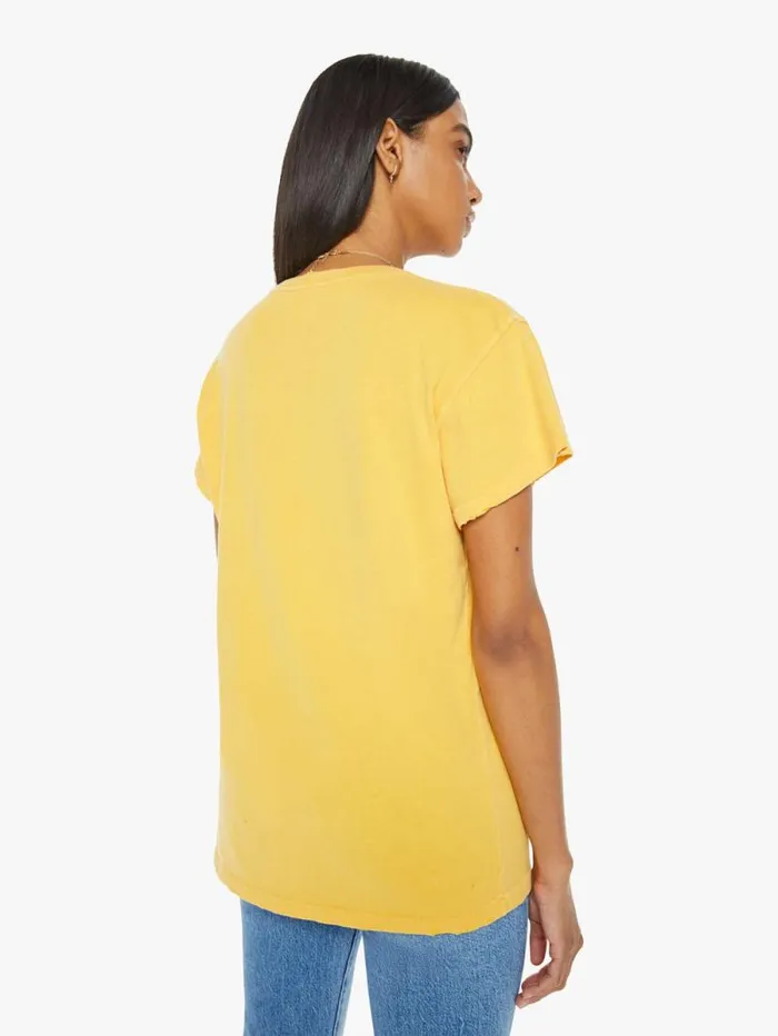 Women Tees Tanks Mother Denim Elton John Tee Yellow gold