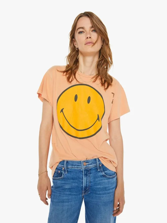 Women Tees Tanks Mother Denim Keep Smiling Tee Assorted open