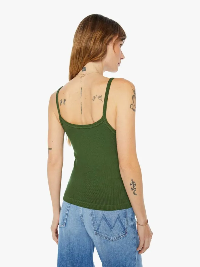 Women Tees Tanks Mother Denim Rib V Neck Tank Artichoke