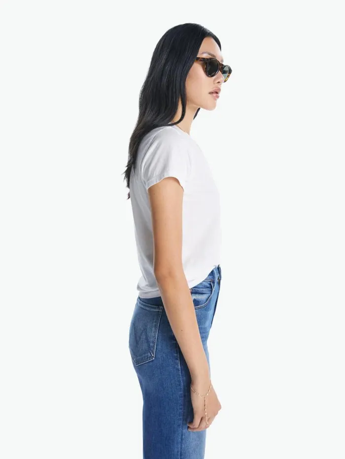 Women Tees Tanks Mother Denim The Lil Goodie Goodie White