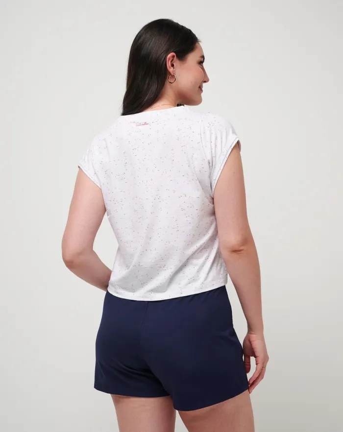 Women Tees TravisMathew ENCHANTMENT TEE White Multi Women Tees TravisMathew ENCHANTMENT TEE White Multi