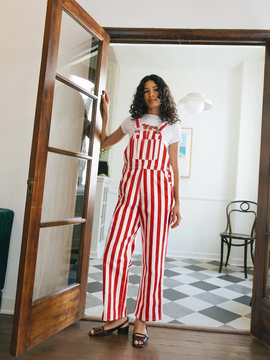 Women Tops Lisa Says Gah Lucy Overall Pomodoro Stripe