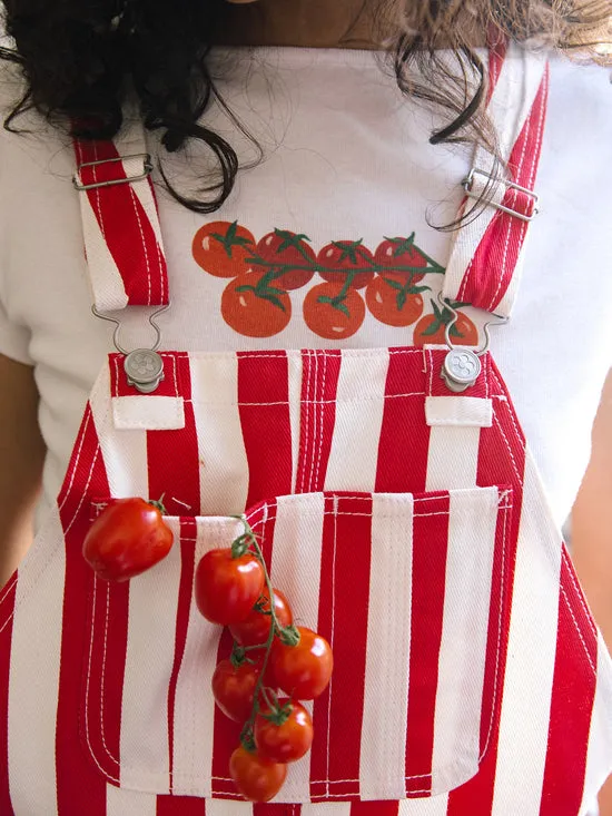 Women Tops Lisa Says Gah Lucy Overall Pomodoro Stripe