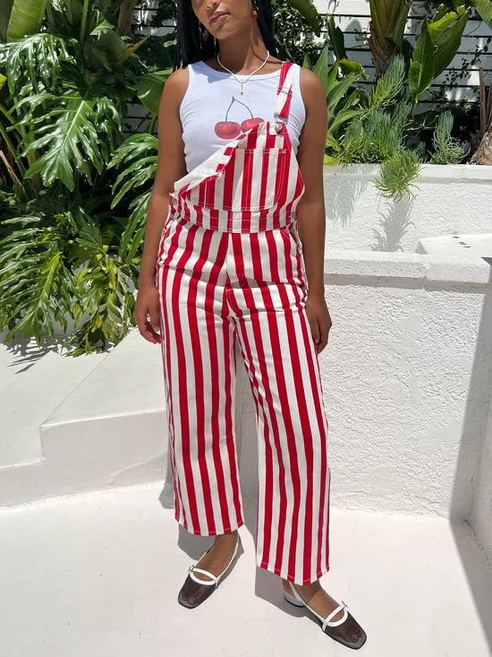 Women Tops Lisa Says Gah Lucy Overall Pomodoro Stripe