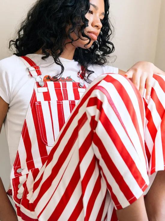 Women Tops Lisa Says Gah Lucy Overall Pomodoro Stripe
