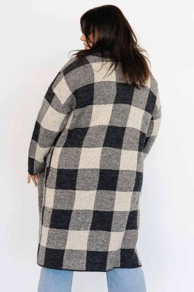 Women Toronto Cardigan Black Taupe Baltic Born Sweaters Women Toronto Cardigan Black Taupe Baltic Born Sweaters