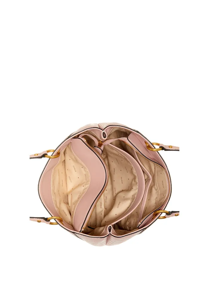 Women Tote Bags GUESS Rose Logo Geva Noel Tote Bag