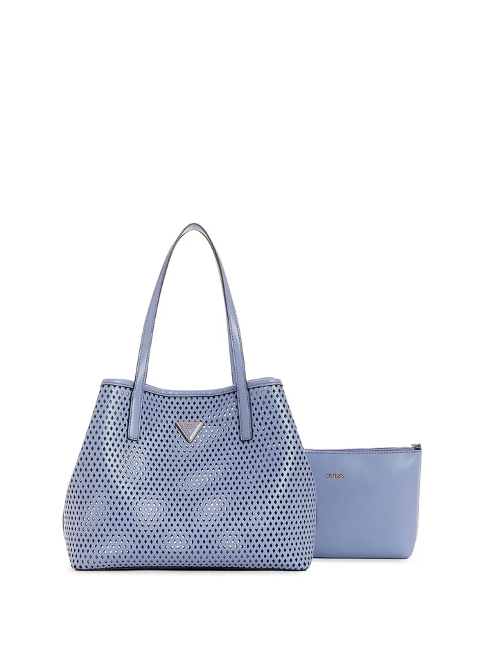 Women Tote Bags GUESS Wisteria Woven Vikky Tote Bag