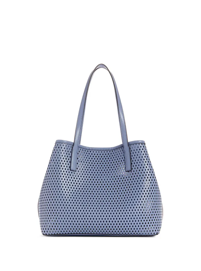 Women Tote Bags GUESS Wisteria Woven Vikky Tote Bag