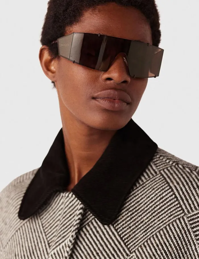 Women Translucent Rectangle Sunglasses Translucent Brown Monochrome Stella McCartney Sunglasses Women Translucent Rectangle Sunglasses Translucent Brown Monochrome Stella McCartney Sunglasses