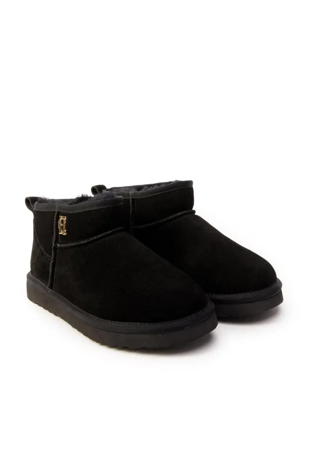 Women Ultra Mini Shearling Boot Black Holland Cooper Boots Women Ultra Mini Shearling Boot Black Holland Cooper Boots