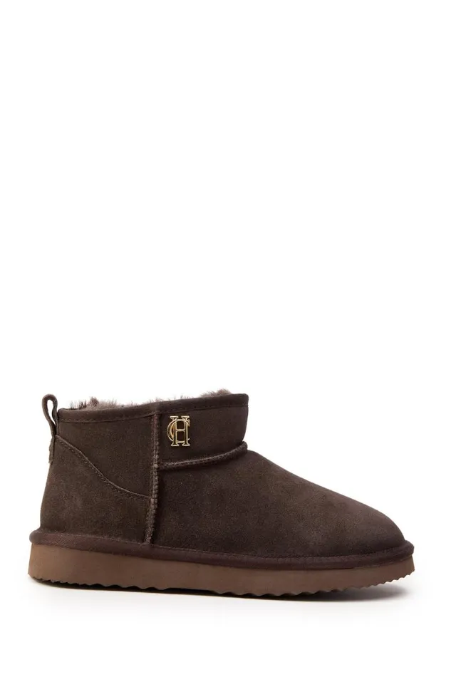 Women Ultra Mini Shearling Boot Chocolate Holland Cooper Boots