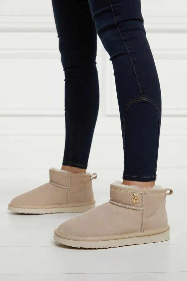 Women Ultra Mini Shearling Boot Oyster Holland Cooper Boots Women Ultra Mini Shearling Boot Oyster Holland Cooper Boots