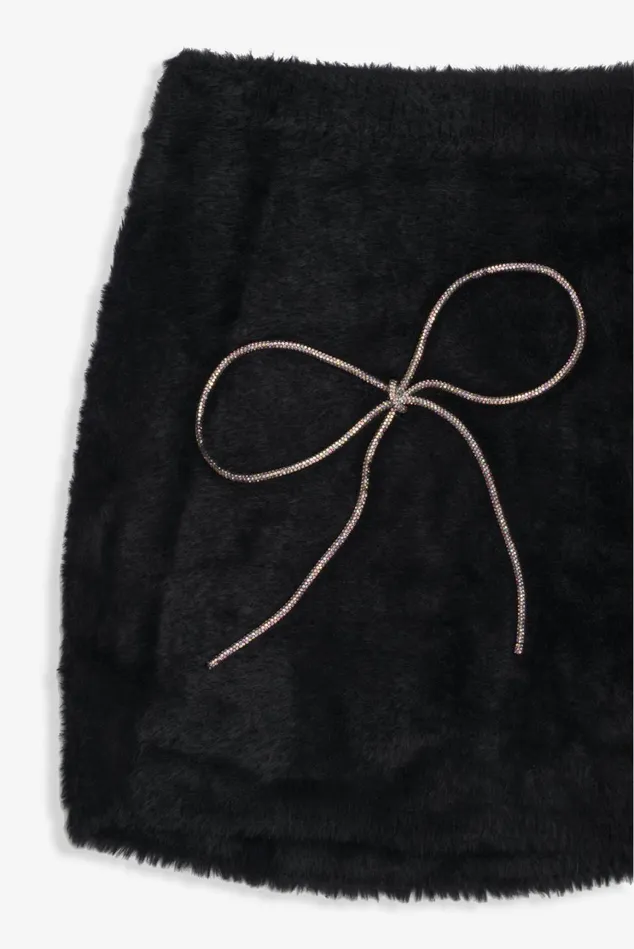Women Vivienne Mini Skirt Black For Love and Lemons Knitwear Women Vivienne Mini Skirt Black For Love and Lemons Knitwear