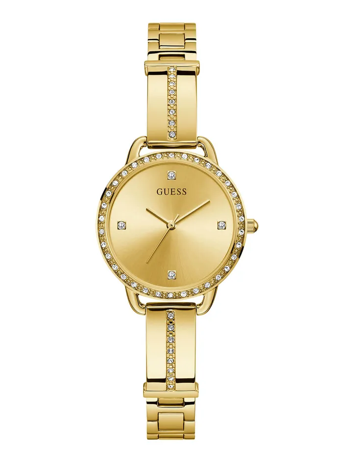 Women Watches GUESS Gold Bellini Crystal Watch