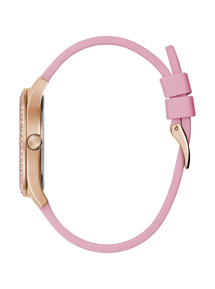 Women Watches GUESS Pink Lady Idol Silicone Watch Women Watches GUESS Pink Lady Idol Silicone Watch