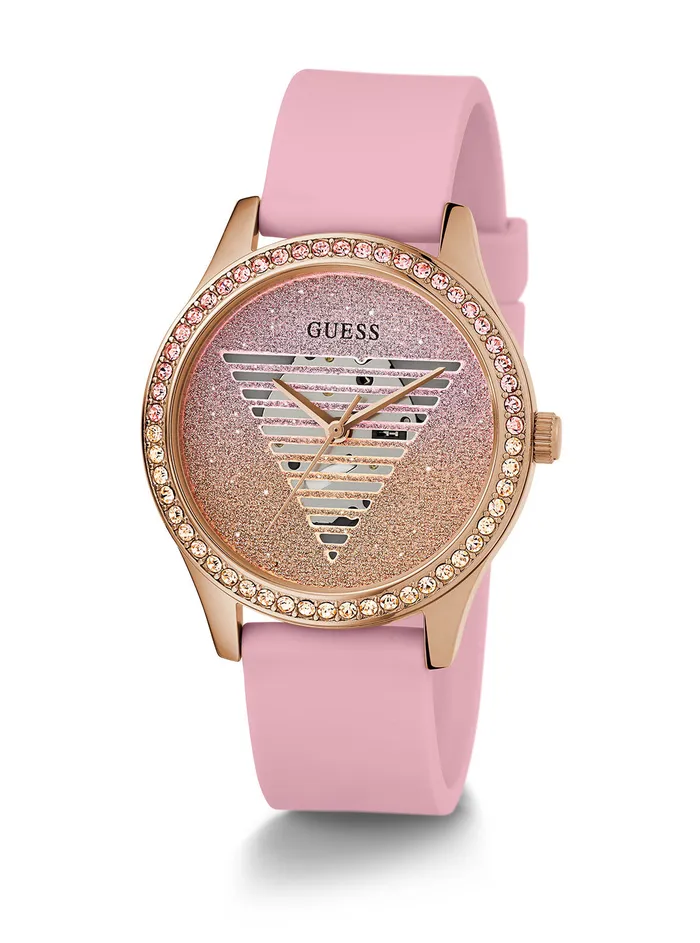 Women Watches GUESS Pink Lady Idol Silicone Watch Women Watches GUESS Pink Lady Idol Silicone Watch