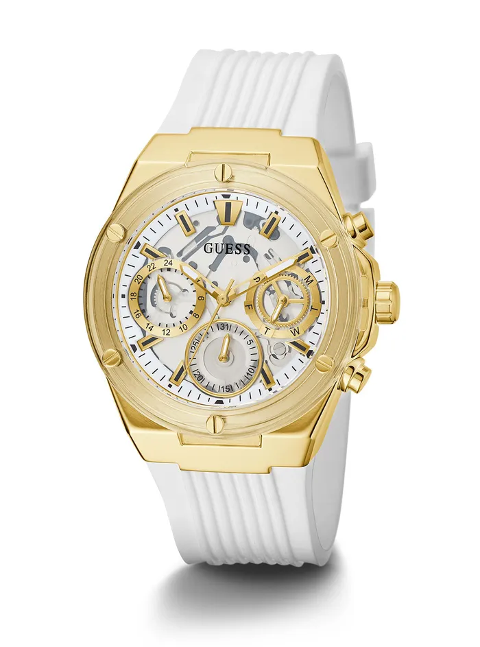 Women Watches GUESS White Gold Athena Watch Women Watches GUESS White Gold Athena Watch