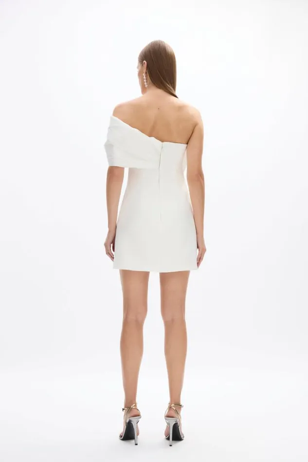 Women White Dresses Rachel Gilbert Kace Mini In Ivory