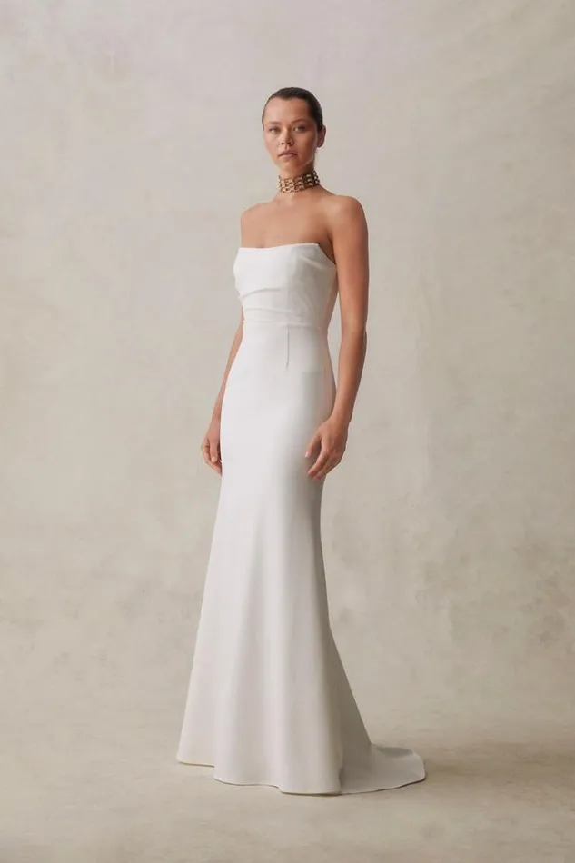 Women White Dresses Rachel Gilbert Rachel Gilbert Bridal ARLO GOWN 8211 IVORY