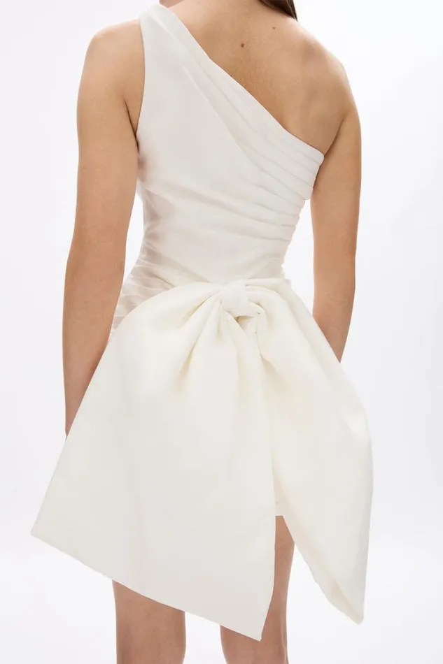 Women White Dresses Rachel Gilbert Rachel Gilbert MARCO MINI 8211 IVORY