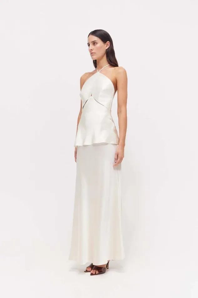 Women White Dresses Rachel Gilbert Skye Skirt In Coconut