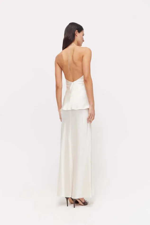Women White Dresses Rachel Gilbert Skye Skirt In Coconut