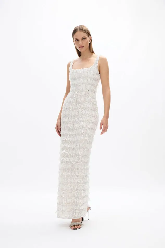 Women White Dresses Rachel Gilbert Sophia Gown Ivory