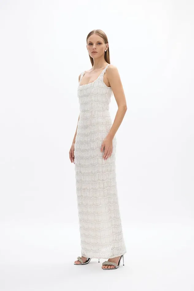 Women White Dresses Rachel Gilbert Sophia Gown Ivory
