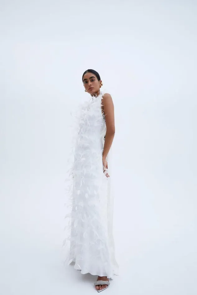 Women White Dresses Rachel Gilbert SUTTON GOWN Women White Dresses Rachel Gilbert SUTTON GOWN