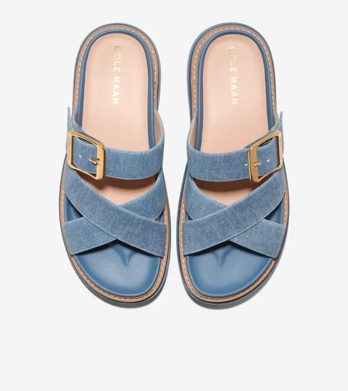 Women Women039s Fraya Slide Sandals Blue Cole Haan Sandals Women Women039s Fraya Slide Sandals Blue Cole Haan Sandals