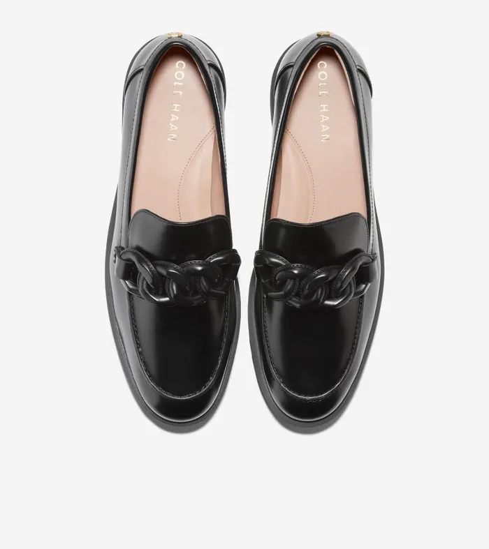 Women Women039s Geneva Chain Loafer Black Cole Haan Loafers and Drivers Women Women039s Geneva Chain Loafer Black Cole Haan Loafers and Drivers